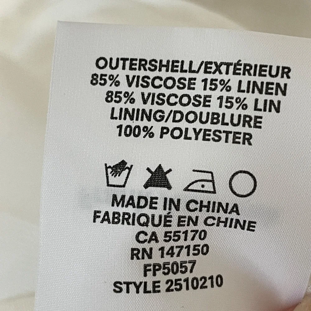 Frank and Oak White Embroidered Cami Tiered Midi Dress SZ Small - Picture 8 of 14